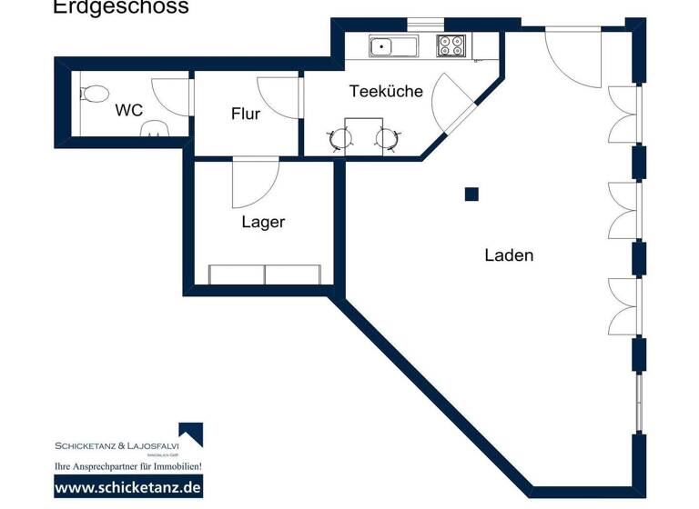 Laden zum Kauf 169.000 € 53 m² Verkaufsfläche Taucha 04425