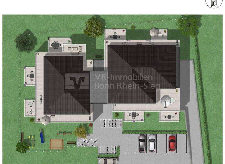 Wohnung zum Kauf - Erstbezug provisionsfrei 519.000 € 3 Zimmer 87,8 m² 2. Geschoss Hennef Hennef (Sieg) 53773