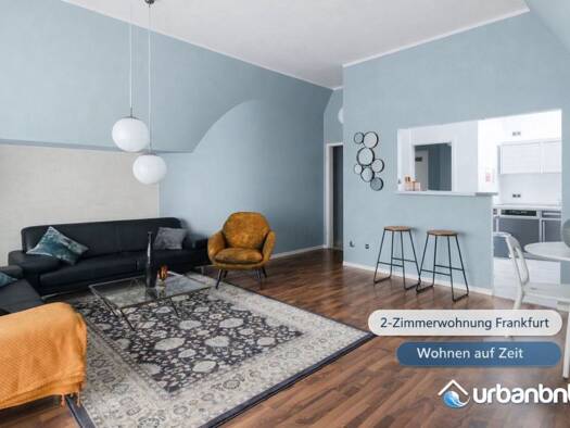Wohnung zur Miete auf Zeit 1.900 € 2 Zimmer 75 m² frei ab 30.06.2026 Walter-Leiske-Straße 0 Dornbusch Frankfurt am Main 60329
