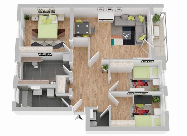 Wohnung zum Kauf 125.000 € 4 Zimmer 84 m² Vorwerk Celle 29229
