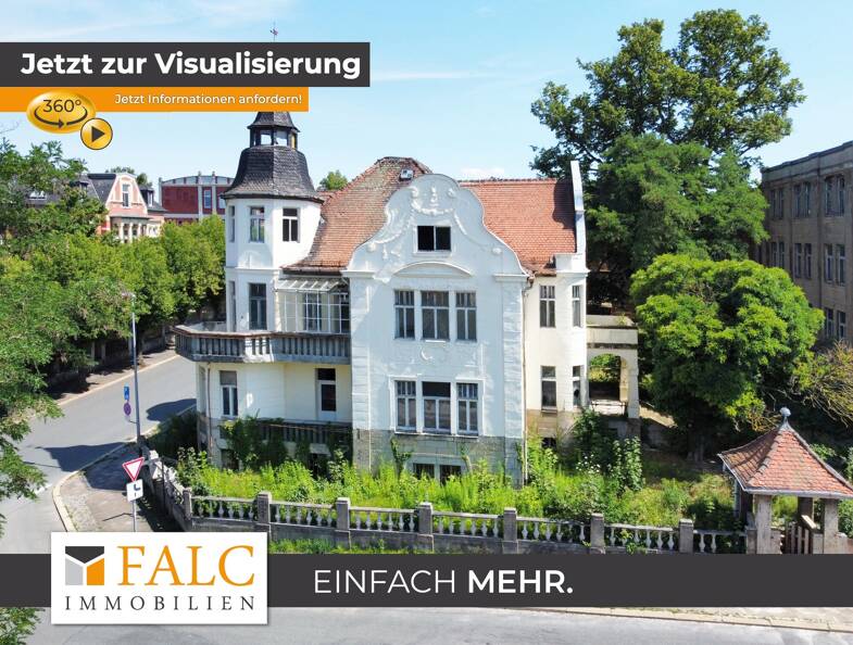 Villa zum Kauf 298.400 € 18 Zimmer 550 m² 964 m² Grundstück Lessingstraße 62 Apolda Apolda 99510