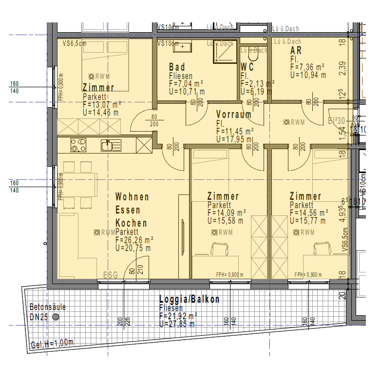 Wohnung zum Kauf 232.112 € 57,1 m²<br/>Wohnfläche Oberwart 7400