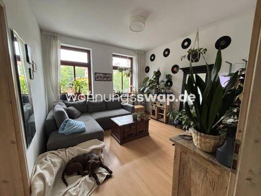 Wohnung zur Miete Tauschwohnung 390 € 2 Zimmer 49 m² 1. Geschoss Plagwitz Südwest 4229