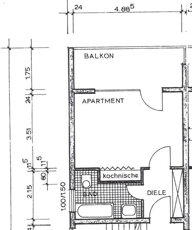 Studio zur Miete 450 € 1 Zimmer 30 m²<br/>Wohnfläche 3.<br/>Geschoss ab sofort<br/>Verfügbarkeit Nordenstadt - Ost Wiesbaden 65205