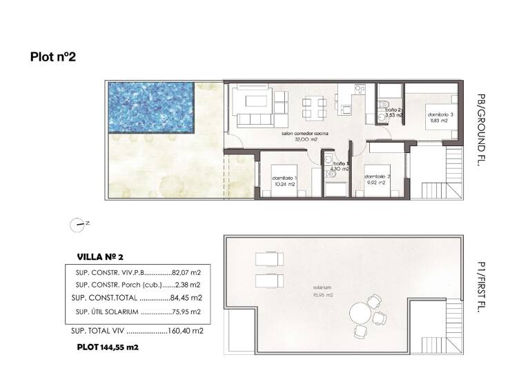 Sonstiges zum Kauf provisionsfrei 415.000 € 3 Zimmer 82 m² 144 m² Grundstück Pilar de la Horadada