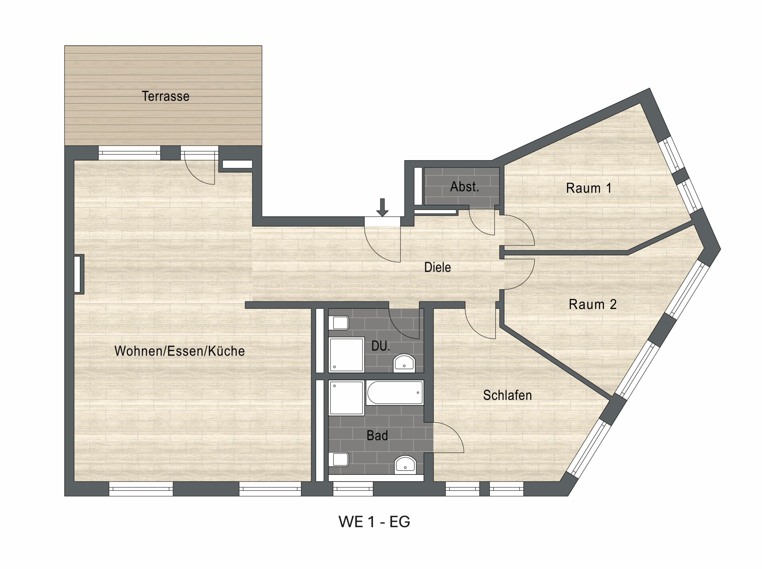 Wohnung zum Kauf 875.000 € 4 Zimmer 138 m²<br/>Wohnfläche 01.04.2025<br/>Verfügbarkeit Werden Essen 45239