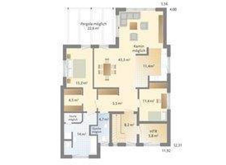 Mehrfamilienhaus zum Kauf provisionsfrei 1.003.202 € 9 Zimmer 242 m² 844 m² Grundstück Osterwald U. E. Garbsen 30826