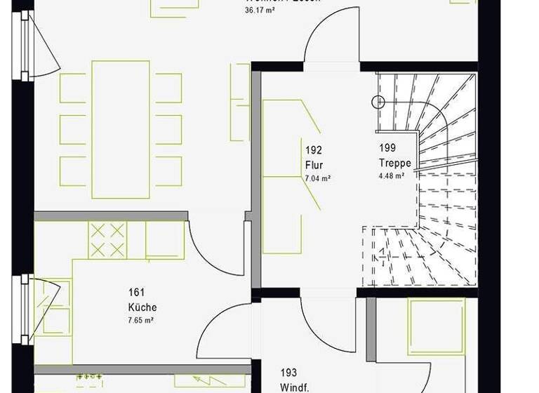 Doppelhaushälfte zum Kauf provisionsfrei 409.789 € 4 Zimmer 129 m²<br/>Wohnfläche 430 m²<br/>Grundstück Güntersleben 97261