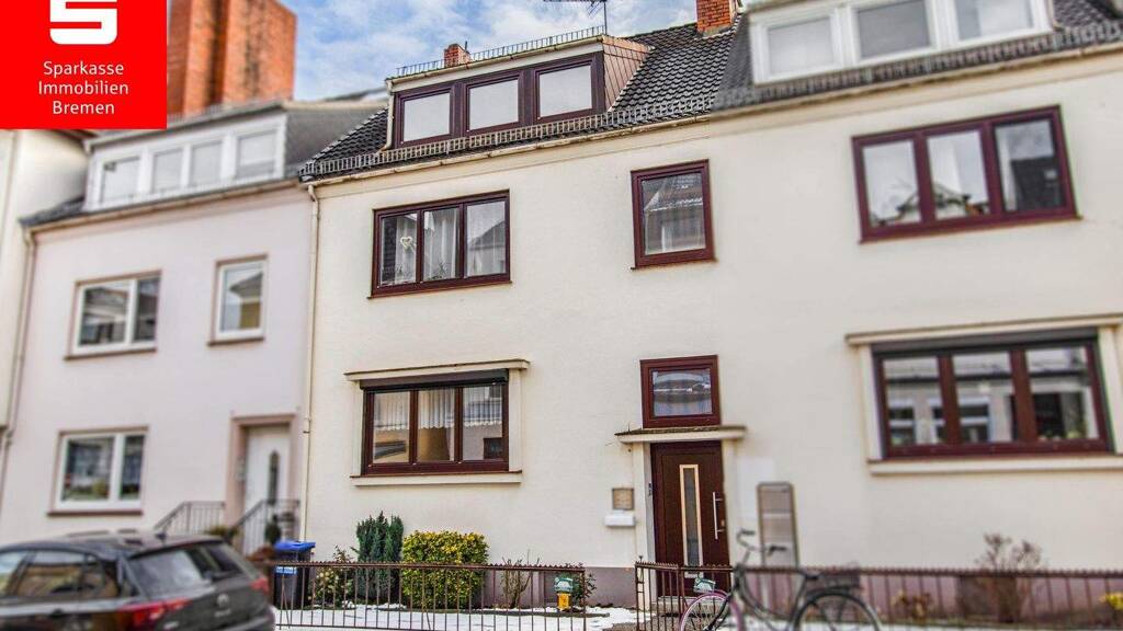 Mehrfamilienhaus zum Kauf als Kapitalanlage geeignet 360.000 € 7 Zimmer 166 m² 112,5 m² Grundstück Buntentor Bremen 28201