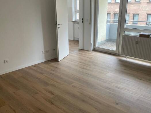 Wohnung zur Miete 590 € 1 Zimmer 37 m² Geschoss 2/4 frei ab sofort Leyher Straße 24 Südstadt Fürth 90763
