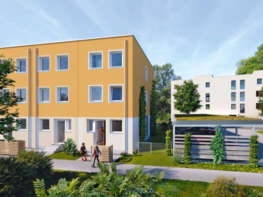 Reihenmittelhaus zum Kauf - Erstbezug provisionsfrei 530.000 € 4 Zimmer 114 m² 111 m² Grundstück frei ab sofort Maria-Haas-Straße Langwasser - Südost - Hallenbad Südöstliche Außenstadt 90473