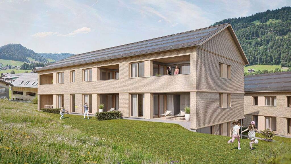 Wohnung zum Kauf - Erstbezug provisionsfrei 352.450 € 2 Zimmer 50,4 m² EG Hittisau Nordhalden 122 Hittisau 6952