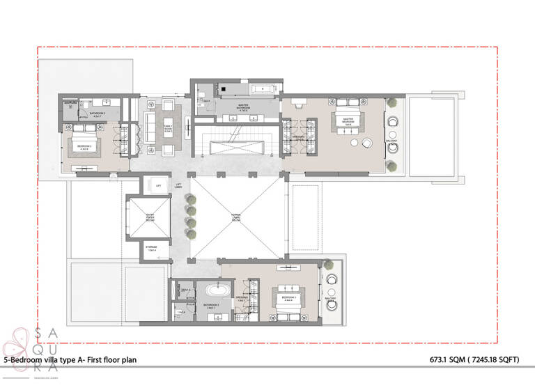 Villa zum Kauf provisionsfrei 4.241.111 € 7 Zimmer 673 m² Dubai 25314