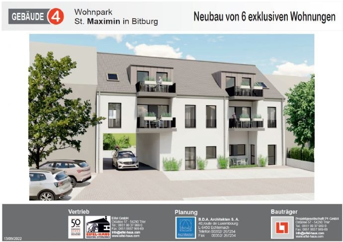 Wohnung zum Kauf provisionsfrei 232.475 € 2 Zimmer 47,4 m²<br/>Wohnfläche 2.<br/>Geschoss Bahnhofstraße Bitburg Bitburg 54634