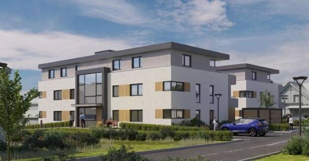 Terrassenwohnung zum Kauf - Neubau provisionsfrei als Kapitalanlage geeignet 444.000 € 3 Zimmer 87,1 m² Oderstraße 4 Oberjesingen Herrenberg 71083