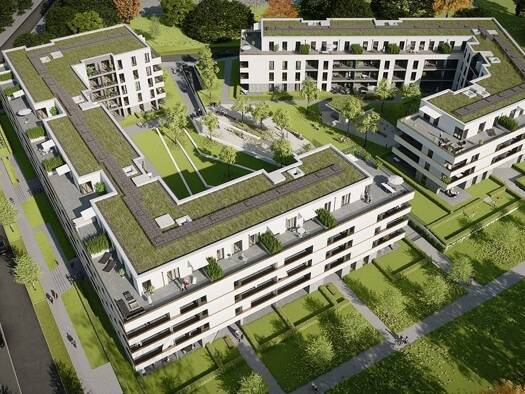 Wohnung zur Miete 750 € 2 Zimmer 48,4 m² 1. Geschoss Susan-Sontag-Weg 1 Darmstadt 64285