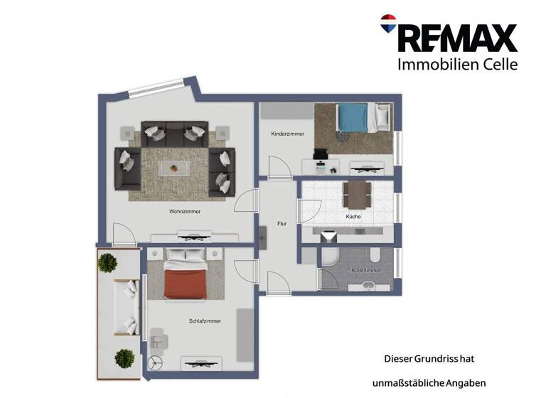 Wohnung zum Kauf 119.000 € 3 Zimmer 68,3 m² Klein Hehlen Celle 29223