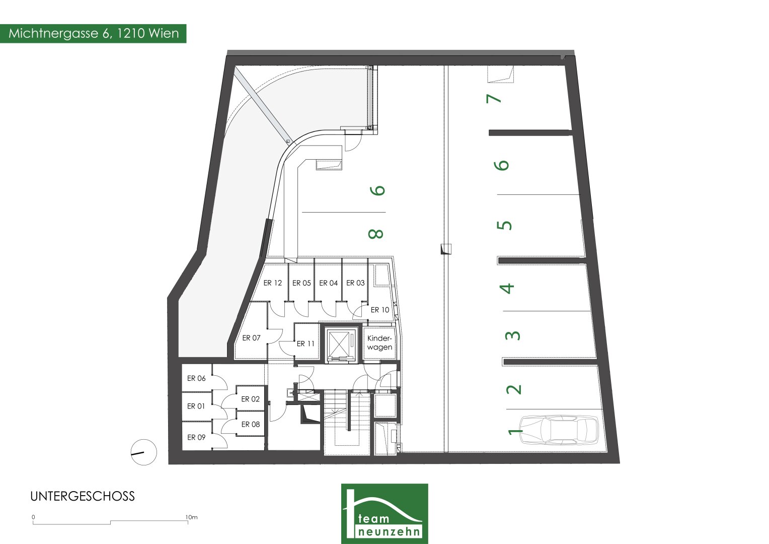 Garage/Stellplatz zur Miete provisionsfrei 85,31 € Michtnergasse 6 Wien 1210