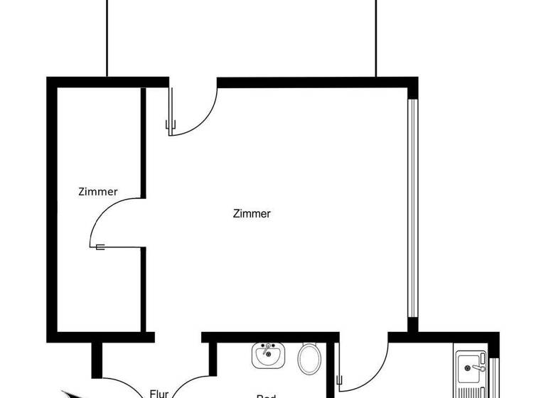 Penthouse zum Kauf 199.000 € 1,5 Zimmer 40 m² 12. Geschoss Wittenau Berlin 13437