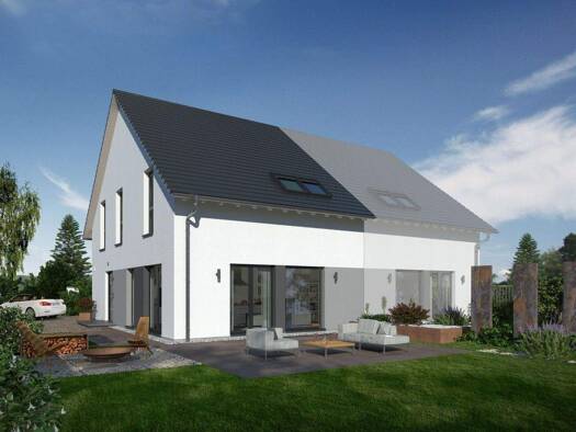 Doppelhaushälfte zum Kauf 889.900 € 4 Zimmer 156,1 m² 488 m² Grundstück Bergheim Augsburg 86169