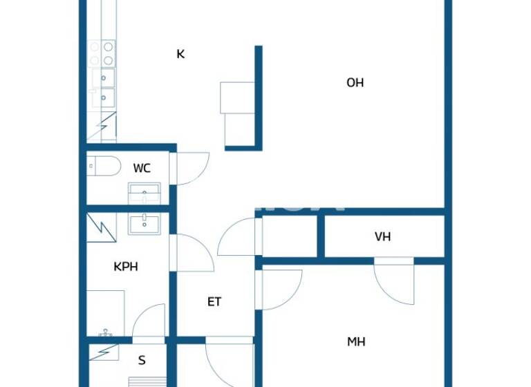 Reihenmittelhaus zum Kauf 95.000 € 2 Zimmer 63 m² Kiilletie 3 Seinäjoki 60510