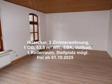 Wohnung zur Miete 495 € 2 Zimmer 63,5 m² Dachgeschoss, 1. Geschoss frei ab 01.10.2025 Hitzacker Hitzacker 29456