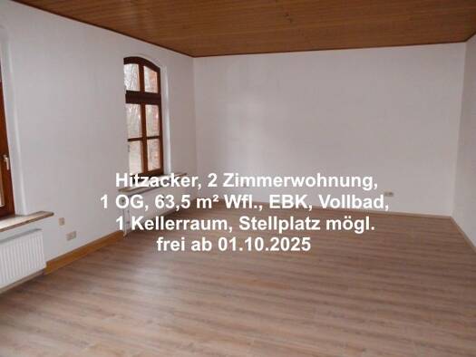 Wohnung zur Miete 495 € 2 Zimmer 63,5 m² 1. Geschoss frei ab 01.10.2025 Hitzacker 29456