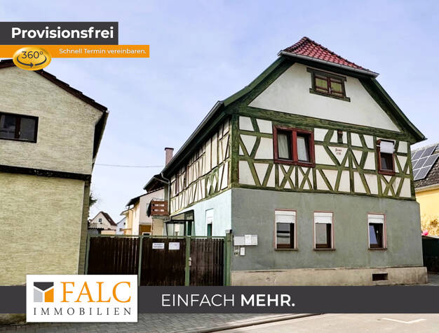 Mehrfamilienhaus zum Kauf provisionsfrei 229.000 € 7 Zimmer 180 m² 435 m² Grundstück Georg-Fröba-Straße 44 Hähnlein Alsbach-Hähnlein 64665