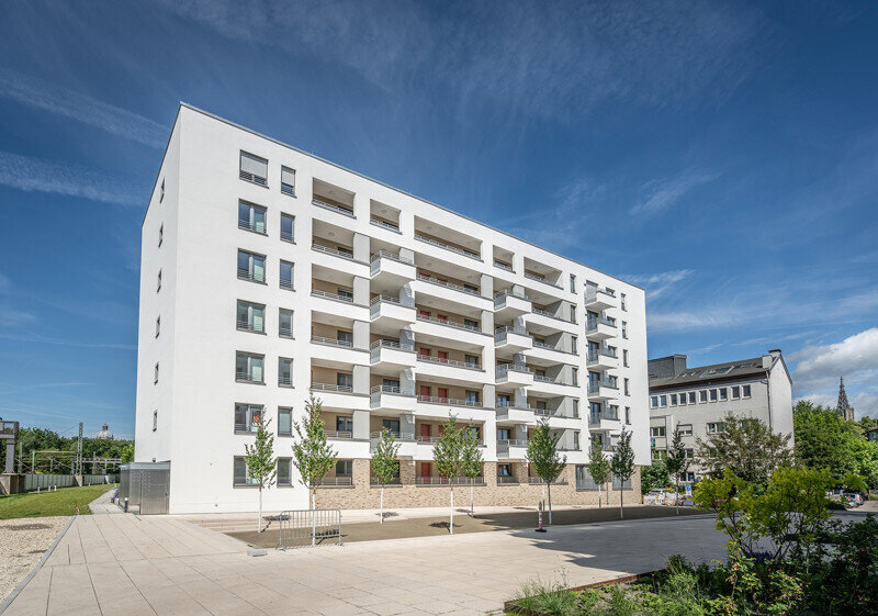 Wohnung zur Miete 1.071 € 3 Zimmer 79,9 m²<br/>Wohnfläche 1.<br/>Geschoss 16.01.2025<br/>Verfügbarkeit Von-Hünefeld-Straße 20+22 Stadtmitte Neu-Ulm 89231