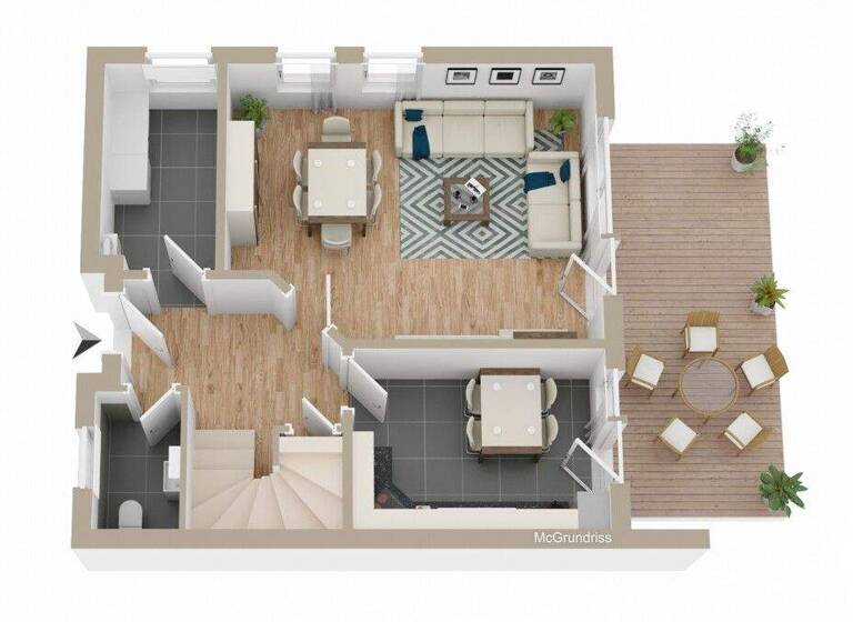 Doppelhaushälfte zum Kauf 269.000 € 4 Zimmer 100,4 m² Altstadt Meppen 49716