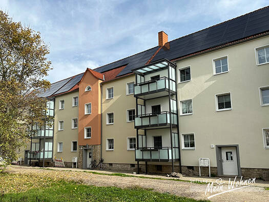 Wohnung zur Miete 520 € 3 Zimmer 57,4 m² 2. Geschoss frei ab 01.08.2026 Rossbachstr. 48A Lutherplatz Halle 06112