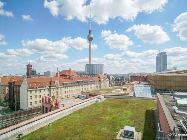 Wohnung zur Miete 1.550 € 2 Zimmer 67 m² 12. Geschoss Voltairestraße 11 Mitte Berlin 10179
