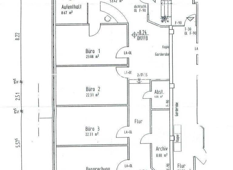 Bürofläche zur Miete 7 € 4 Zimmer 180 m² Bürofläche Heppens Wilhelmshaven 26384