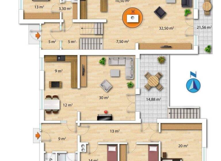 Wohnung zum Kauf 1.290.000 € 8 Zimmer 279,6 m² EG Maria Enzersdorf 2344