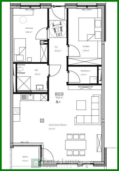 Wohnung zur Miete 1.050 € 3 Zimmer 102,1 m²<br/>Wohnfläche ab sofort<br/>Verfügbarkeit Wittlich Wittlich 54516