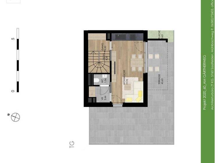 Maisonette zum Kauf - Erstbezug provisionsfrei 377.200 € 2 Zimmer 59,9 m² EG Gärtnerweg 6 Schörfling am Attersee 4861