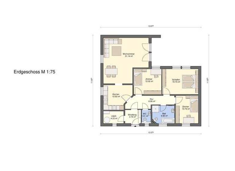 Einfamilienhaus zum Kauf 335.208 € 4 Zimmer 106 m² Rodewald / Neudorf 31637