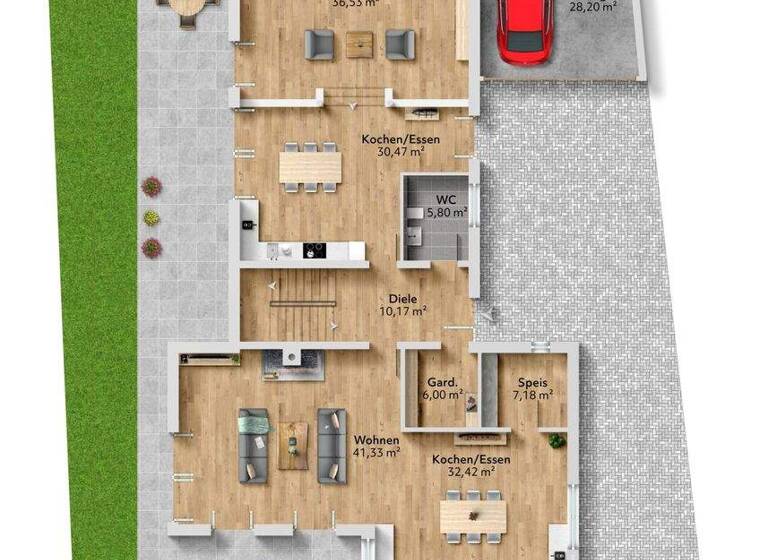 Einfamilienhaus zum Kauf 1.990.000 € 8 Zimmer 348 m² 1.019 m² Grundstück Freising 85354