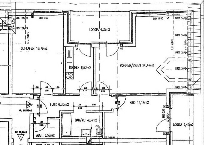 Wohnung zur Miete 780 € 3 Zimmer 85 m²<br/>Wohnfläche 3.<br/>Geschoss 01.12.2024<br/>Verfügbarkeit Gertrud-Gröninger-Straße 12 Paderborn - Kernstadt Paderborn 33102