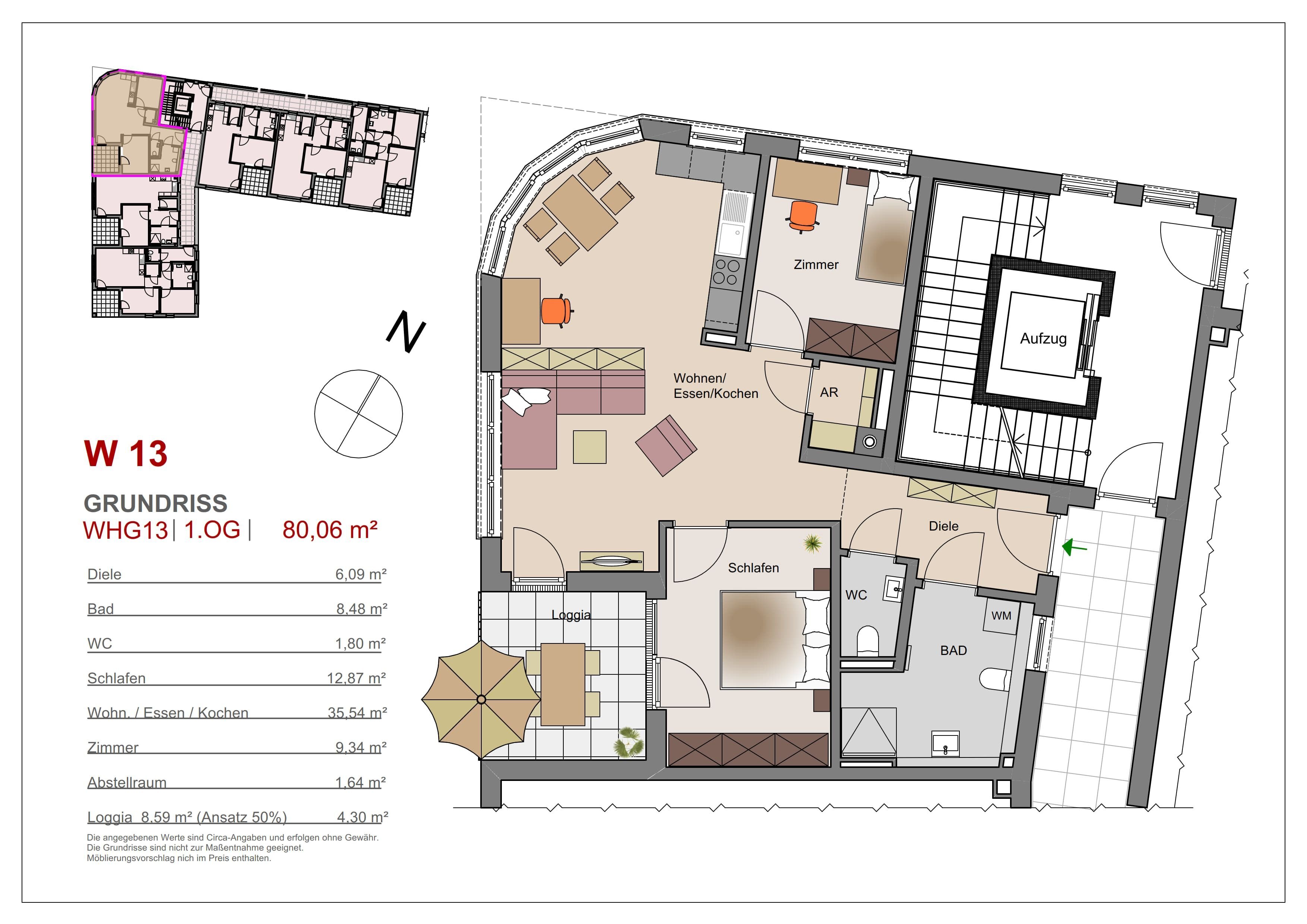 Wohnung zum Kauf 358.000 € 3 Zimmer 80,2 m²<br/>Wohnfläche 1.<br/>Geschoss Pegnitz Pegnitz 91257