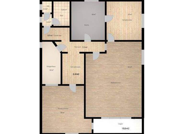 Wohnung zur Miete 950 € 4 Zimmer 140 m² PÃ¶lfing Brunn 8544