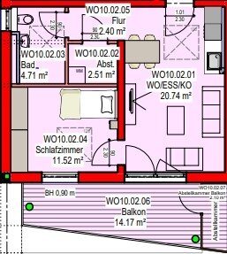 Wohnung zur Miete 638 € 2 Zimmer 51,1 m²<br/>Wohnfläche Im Dorf 100 Nordrach Nordrach 77787