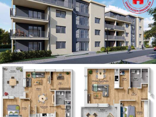 Wohnung zum Kauf - Erstbezug provisionsfrei 3 Zimmer 84 m² Weikersheim 97990