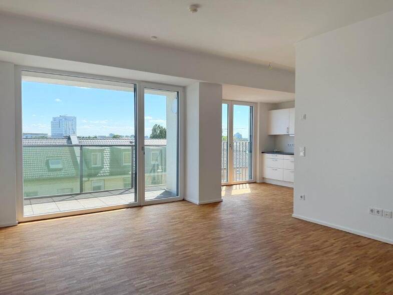 Studio zur Miete 1.200 € 2 Zimmer 63 m² 6. Geschoss Kölner Straße 50-56 Gallus Frankfurt am Main 60327