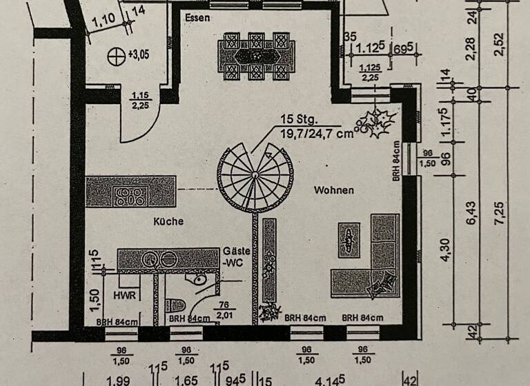 Maisonette zur Miete 1.265 € 2,5 Zimmer 115 m² Geschoss 2/3 frei ab sofort Bexbach 66450