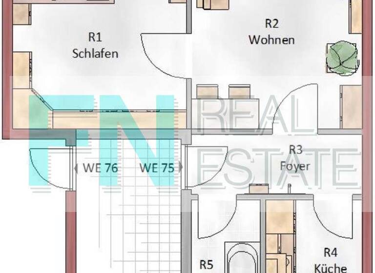 Wohnung zur Miete 310 € 2 Zimmer 48 m²<br/>Wohnfläche 4.<br/>Geschoss Windmühlenweg 9a Bad Düben Bad Düben 04849