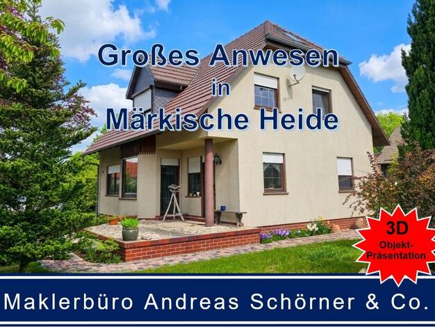 Einfamilienhaus zum Kauf 295.000 € 5 Zimmer 130 m² 3.716 m² Grundstück frei ab 28.03.2027 Glietz Märkische Heide 15913
