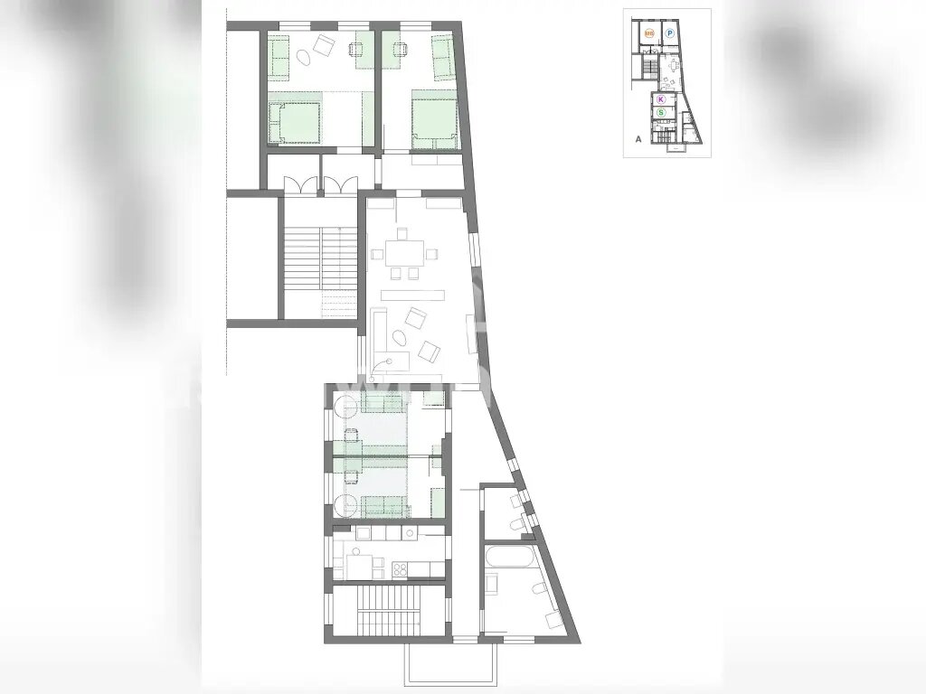 Wohnung zur Miete 1.300 € 5 Zimmer 133 m²<br/>Wohnfläche Brandenburger Vorstadt Potsdam 14469