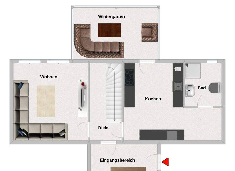 Einfamilienhaus zum Kauf 438.000 € 3 Zimmer 105 m² 544 m² Grundstück Budenheim 55257