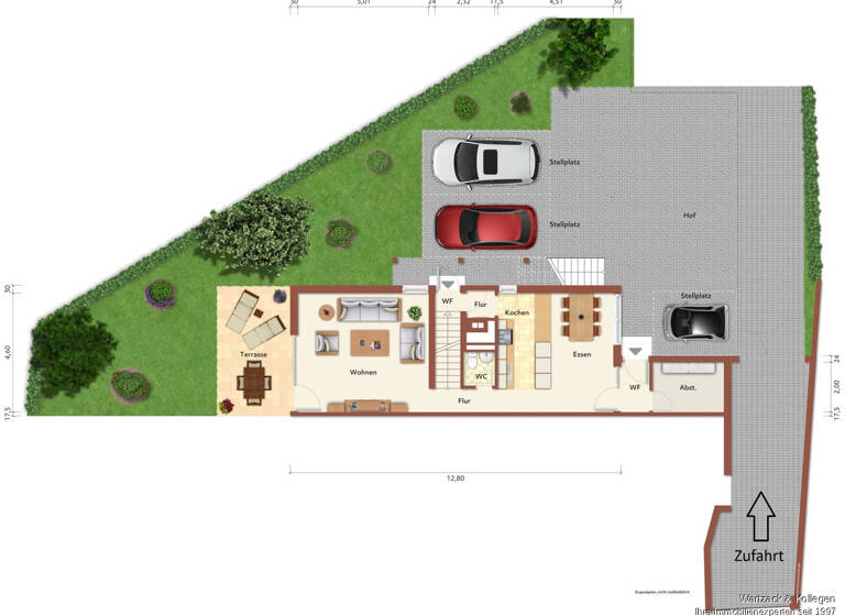 Doppelhaushälfte zum Kauf 398.000 € 5 Zimmer 138,9 m²<br/>Wohnfläche 290 m²<br/>Grundstück Schwabach Schwabach 91126